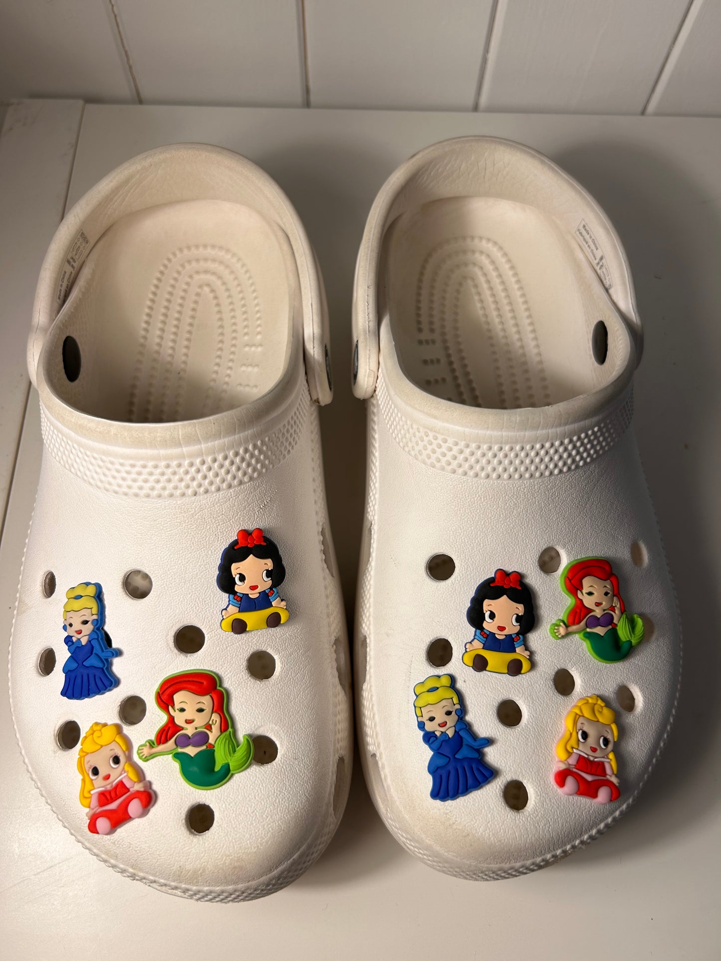 Disney Princess Younger Style Shoe Charms (8 Pack)